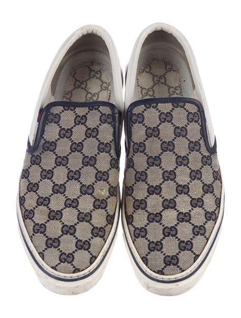 gucci slip on sneakers mens|authentic gucci sneakers for men.